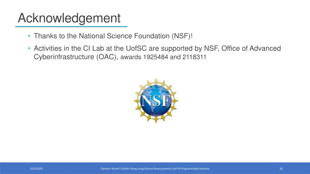 acknowledgement