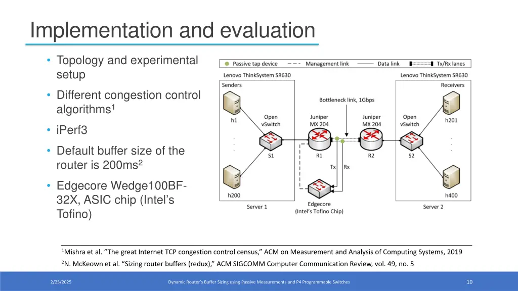 implementation and evaluation