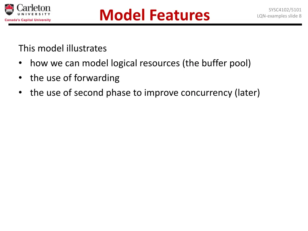 model features