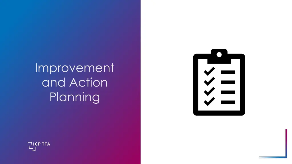 improvement and action planning