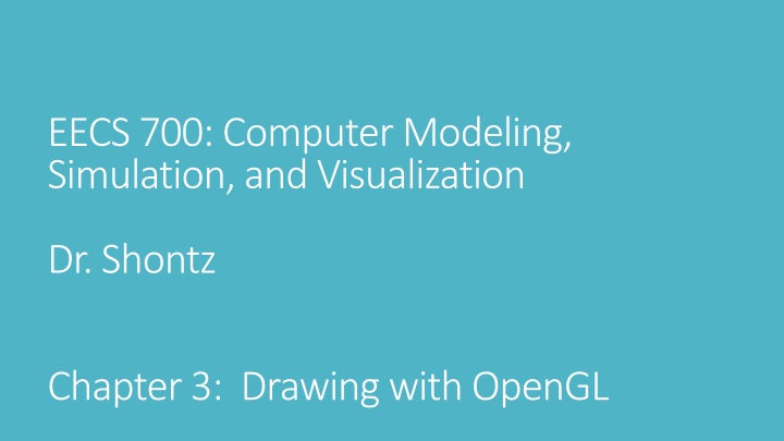 eecs 700 computer modeling simulation