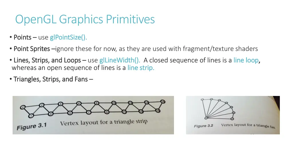 opengl graphics primitives