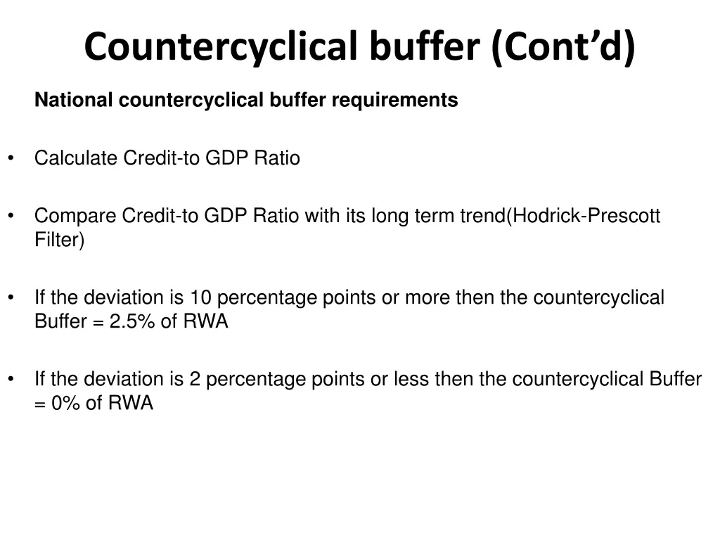 countercyclical buffer cont d 1