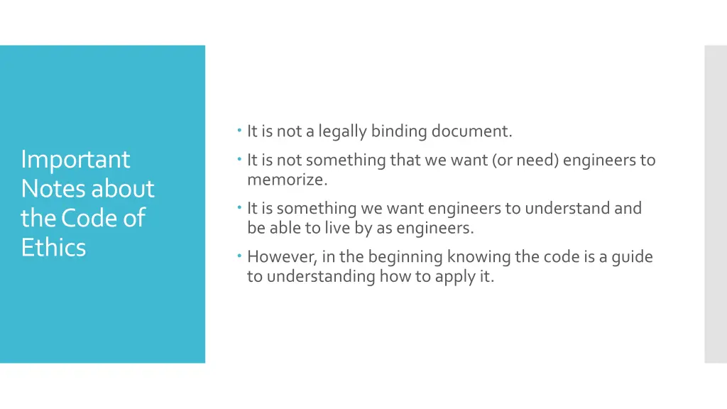 it is not a legally binding document