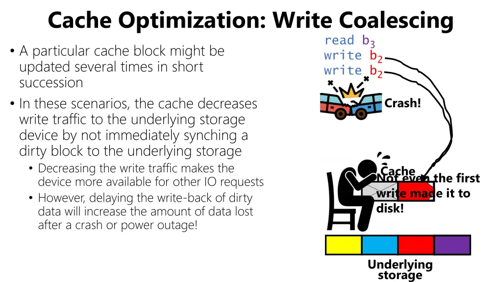 cache optimization write coalescing a particular 1