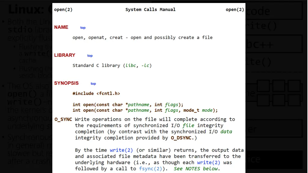 linux c file io both the linux kernel