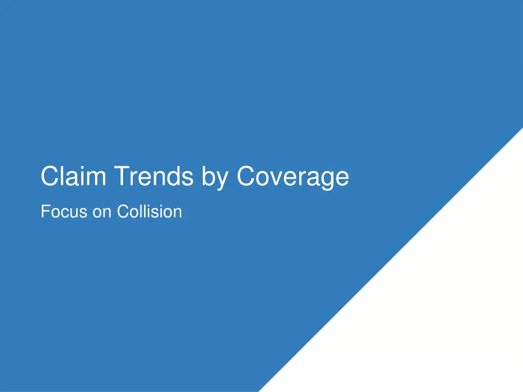 claim trends by coverage