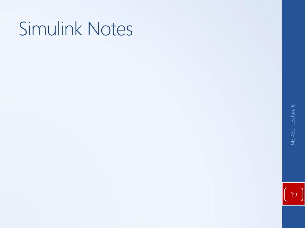 simulink notes