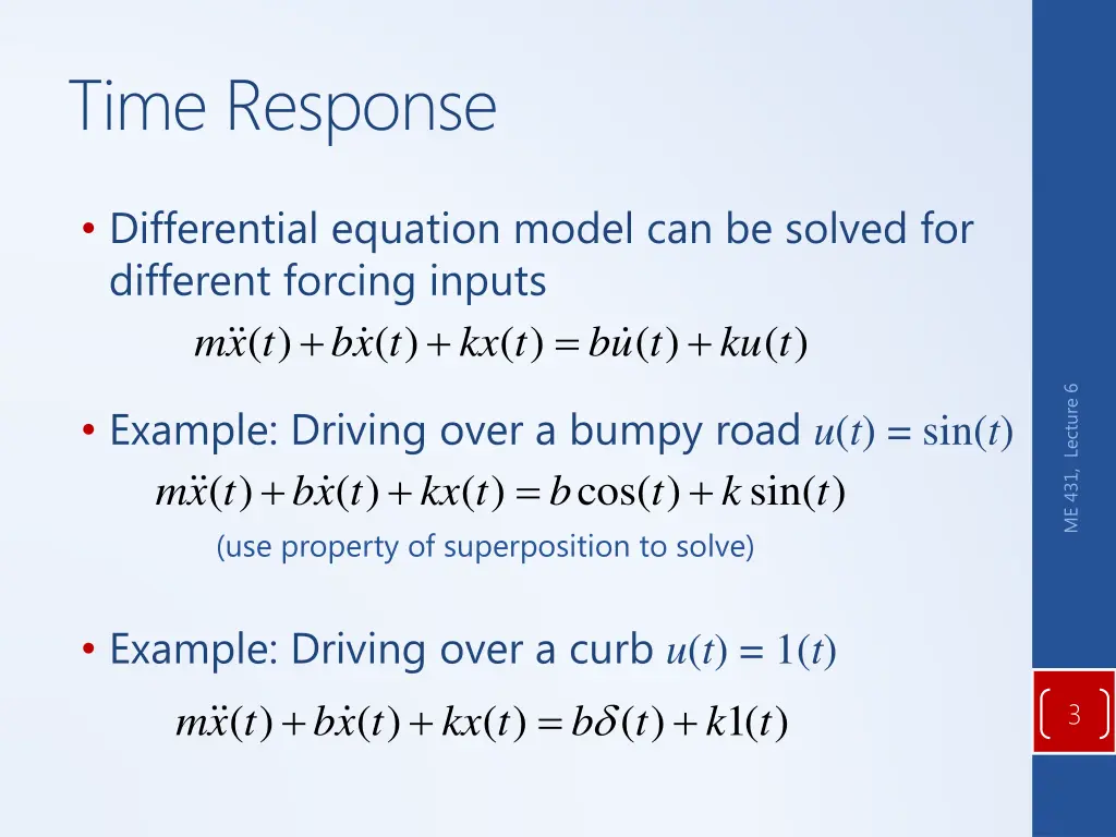 time response 1
