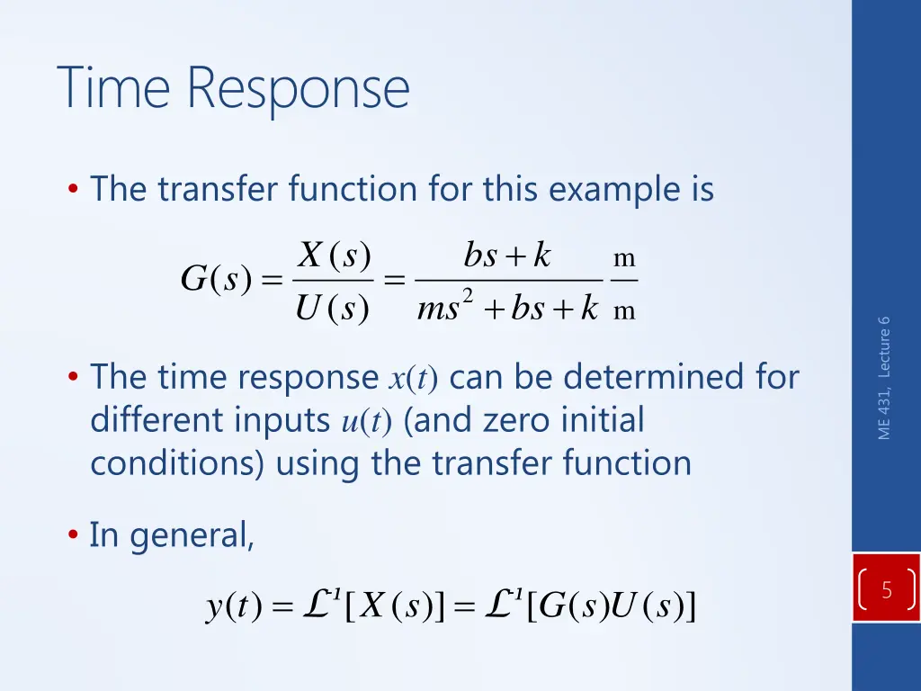 time response 2