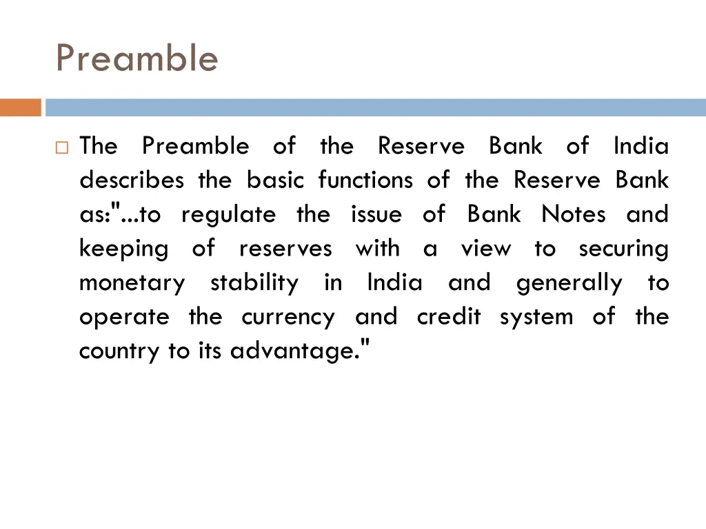 preamble