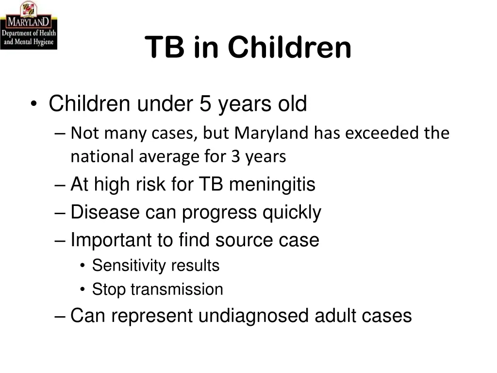 tb in children