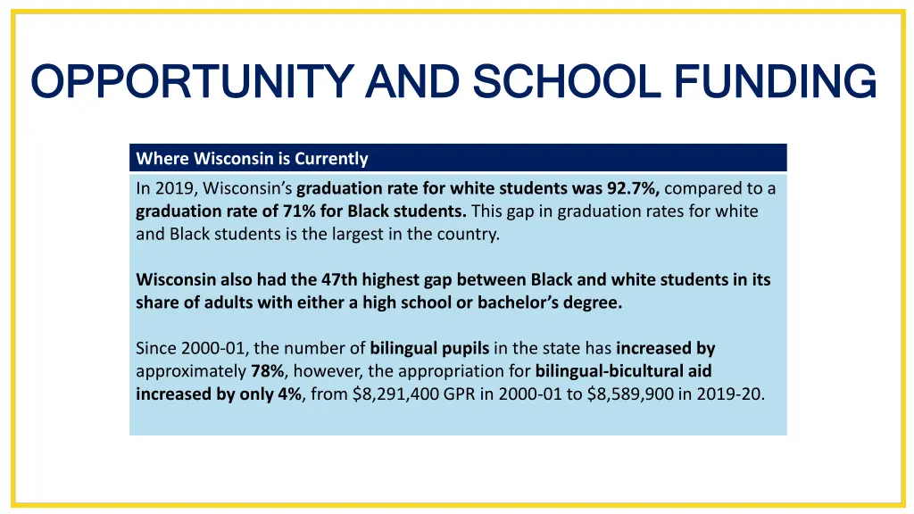 opportunity and school funding opportunity 1