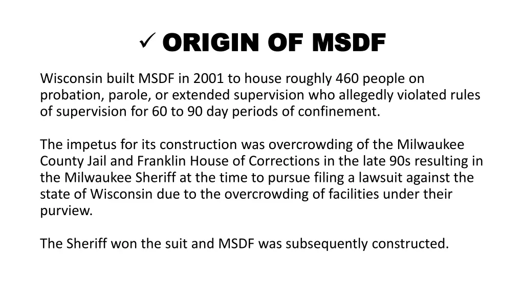origin of msdf origin of msdf