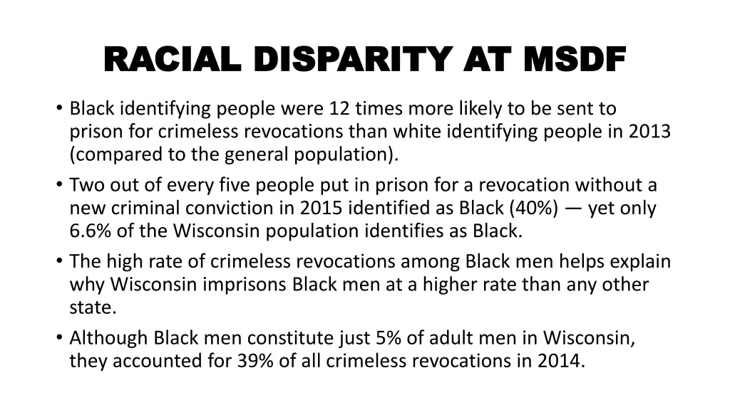 racial disparity at msdf racial disparity at msdf