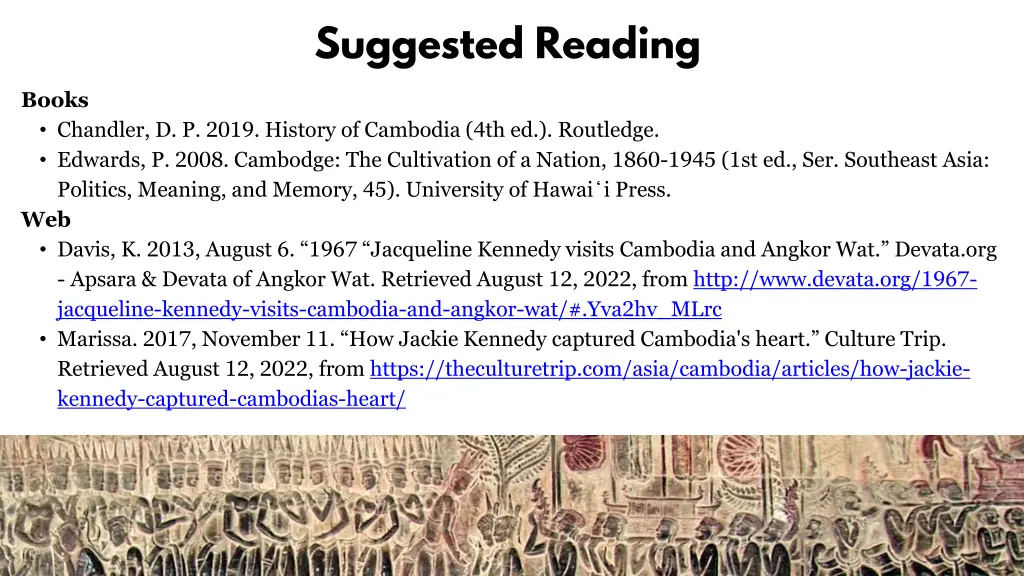 suggested reading