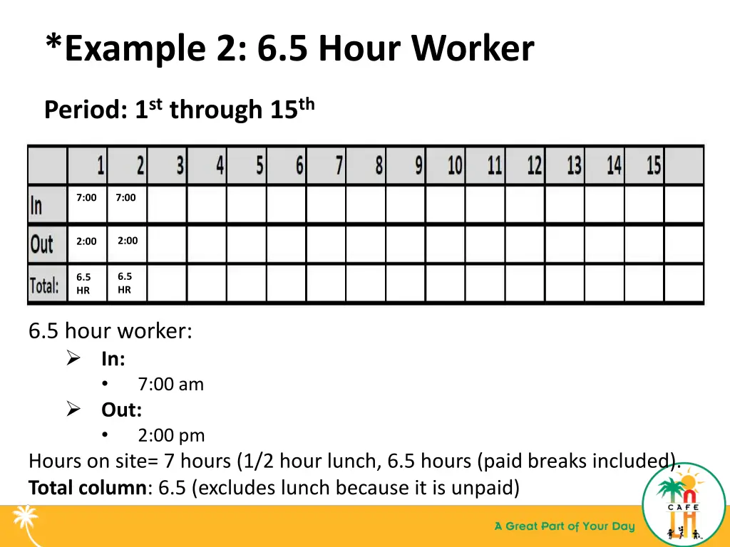 example 2 6 5 hour worker