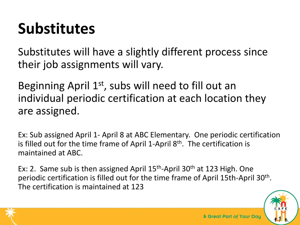 substitutes