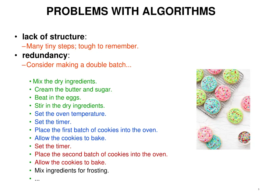 problems with algorithms