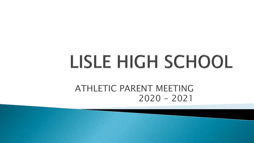 athletic parent meeting