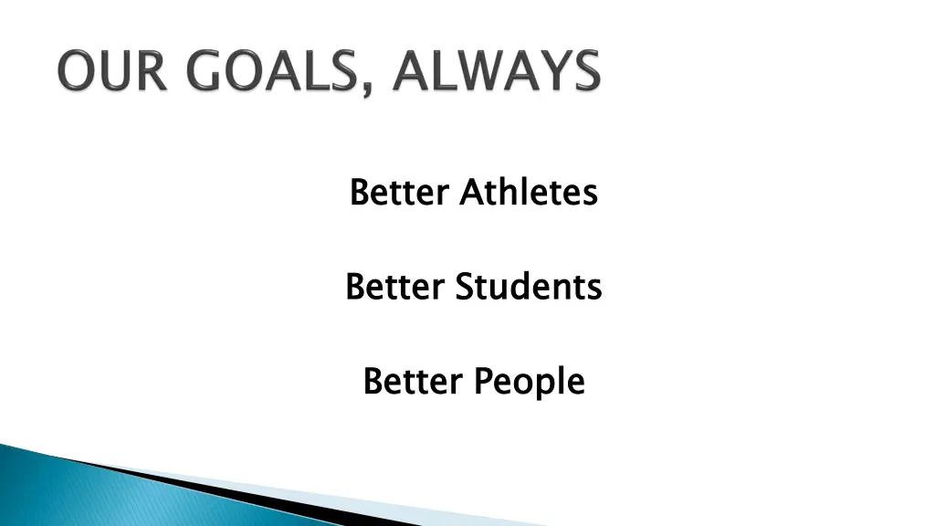 better athletes