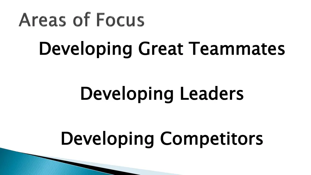 developing great teammates