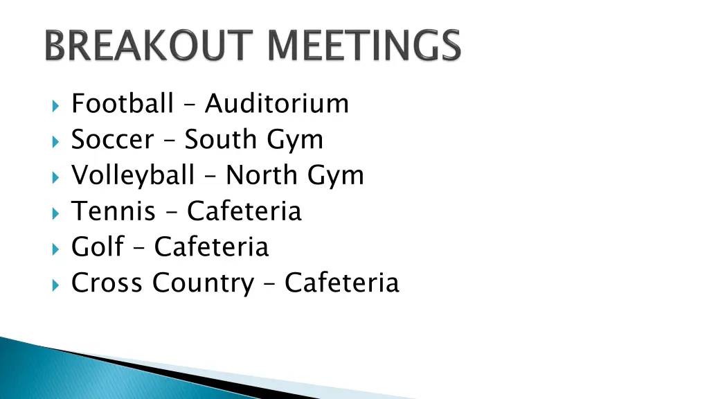 football auditorium soccer south gym volleyball