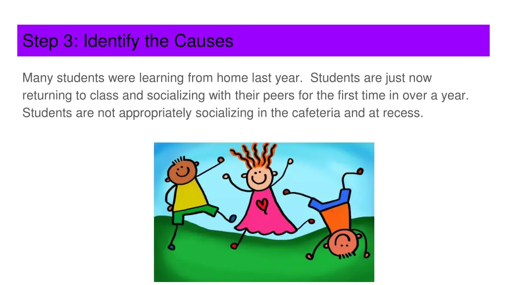 step 3 identify the causes