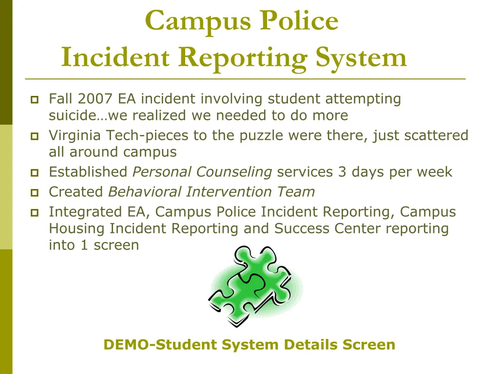 campus police
