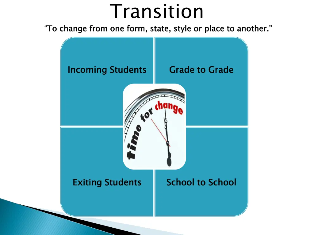 transition