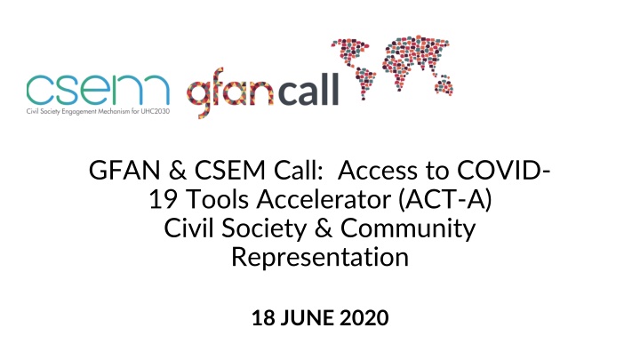 gfan csem call access to covid 19 tools