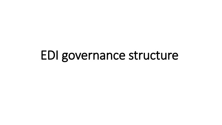 edi governance structure edi governance structure