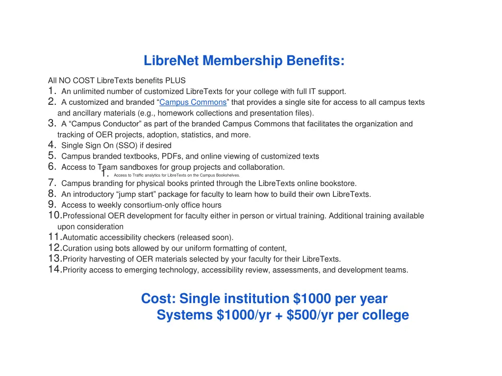 librenet membership benefits