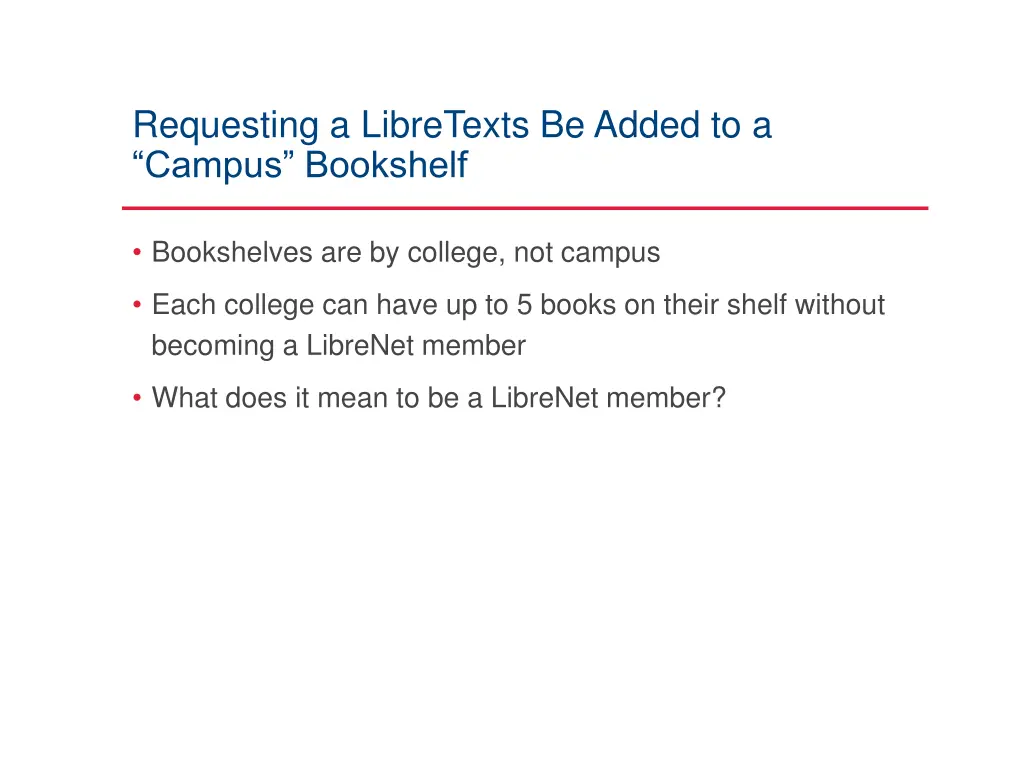 requesting a libretexts be added to a campus