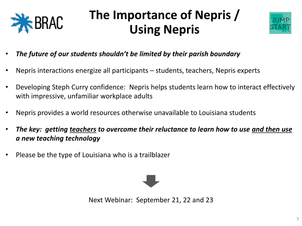 the importance of nepris using nepris