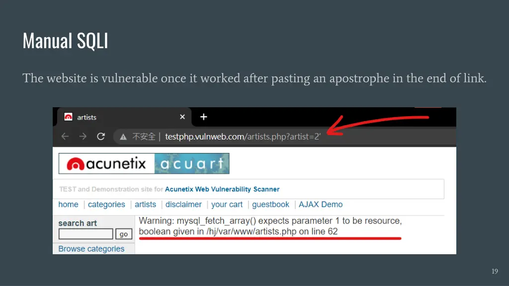 manual sqli 1