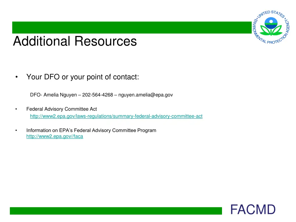 additional resources
