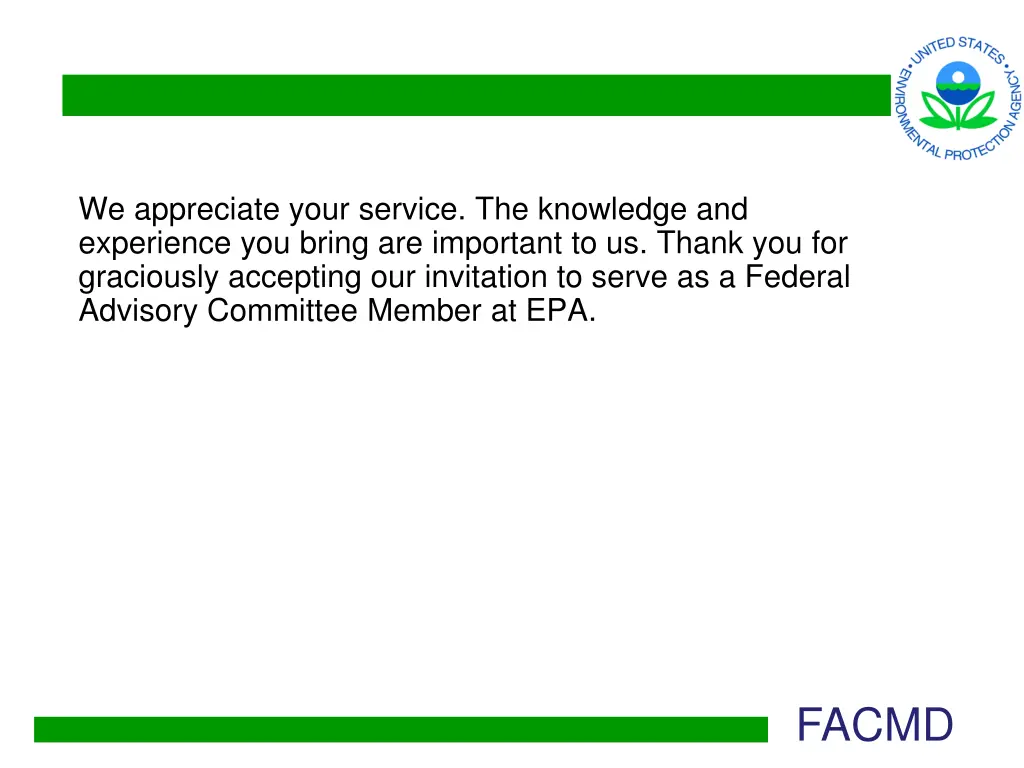 we appreciate your service the knowledge
