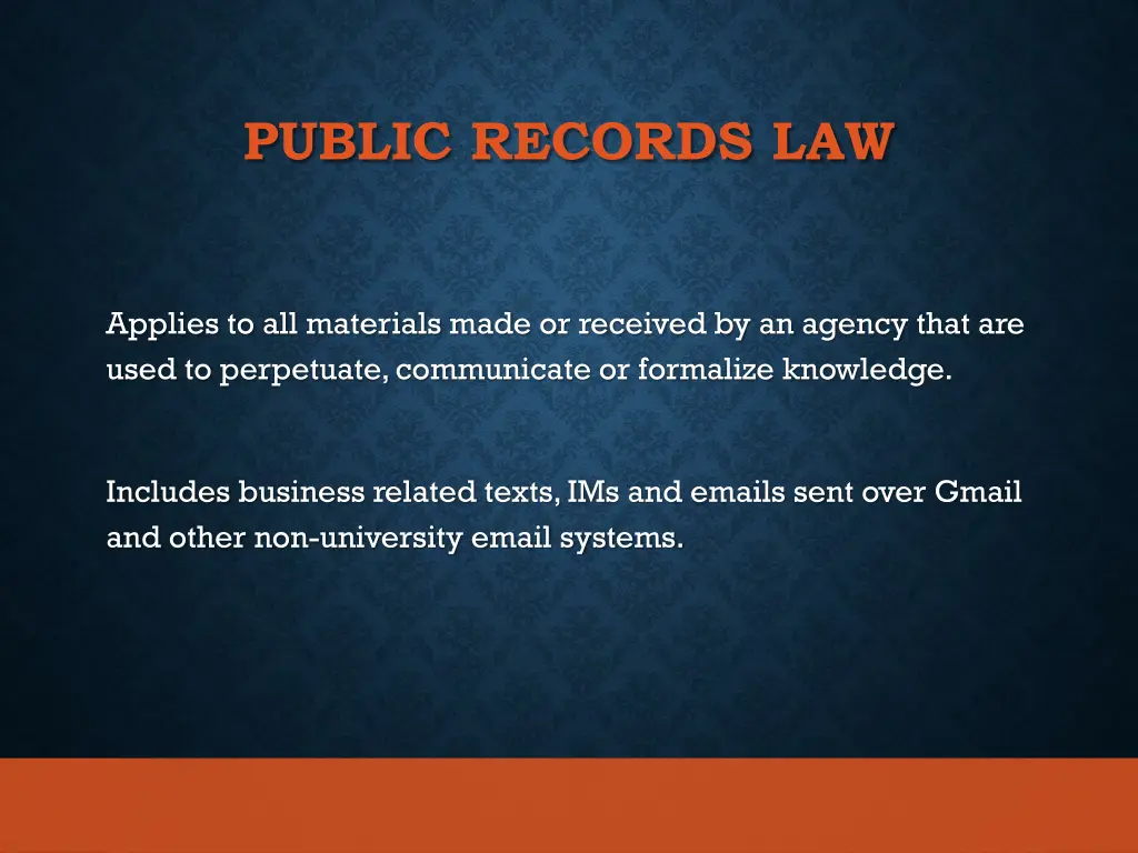 public records law