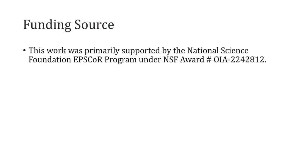 funding source