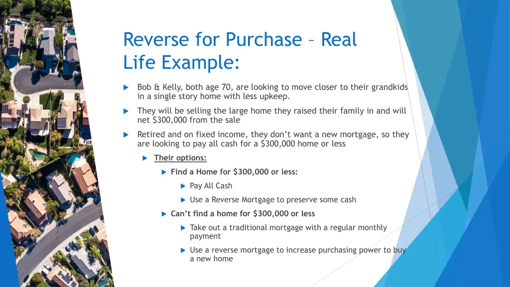 reverse for purchase real life example