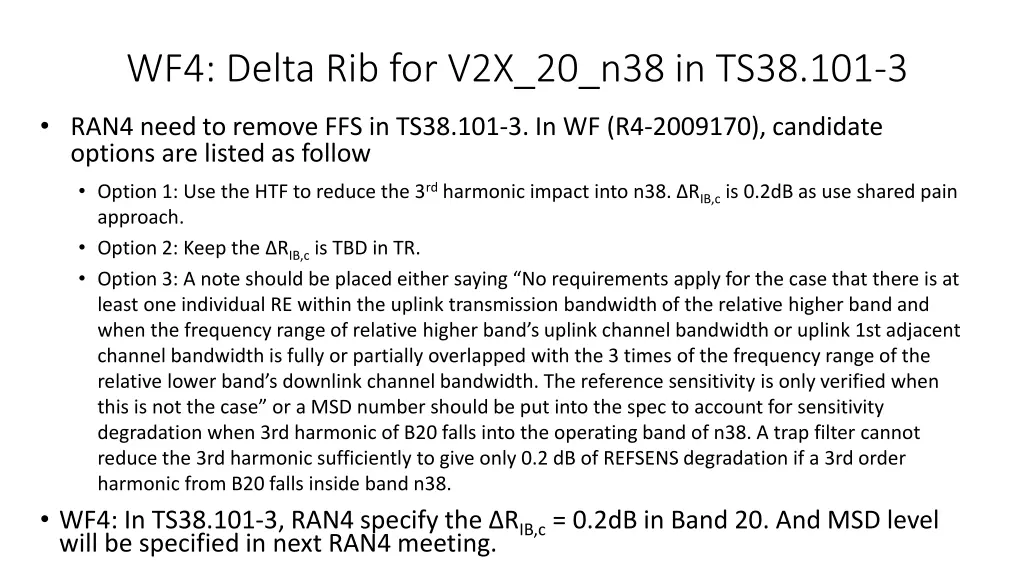 wf4 delta rib for v2x 20 n38 in ts38 101 3