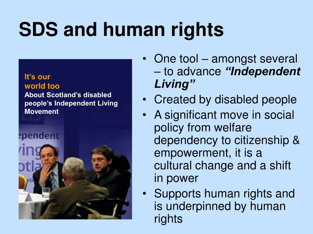 sds and human rights