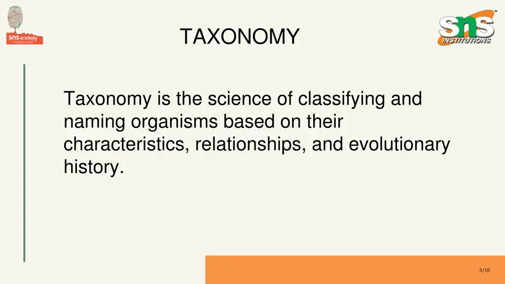 taxonomy