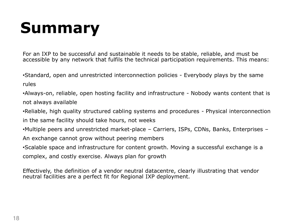 summary