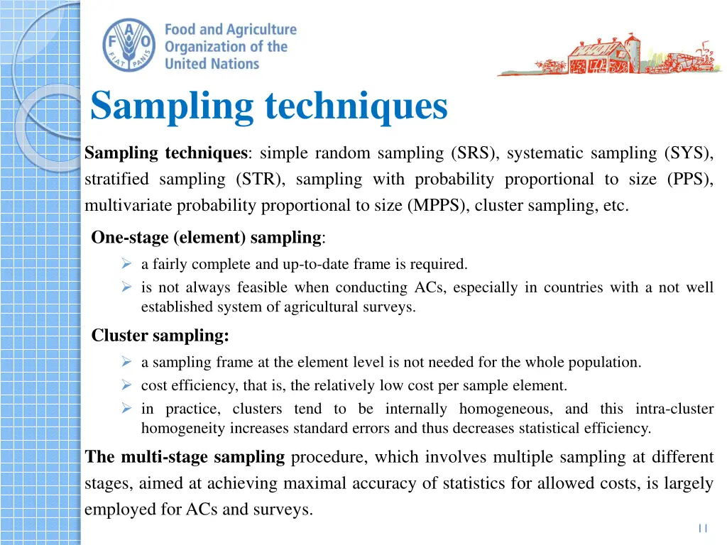 sampling techniques