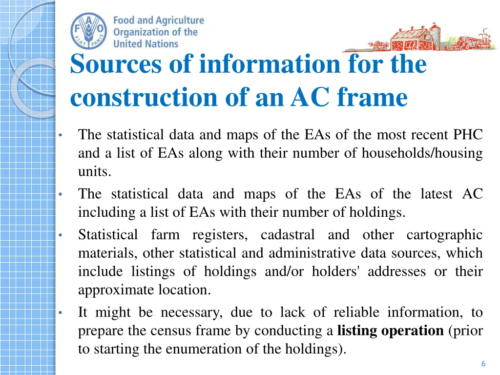 sources of information for the construction