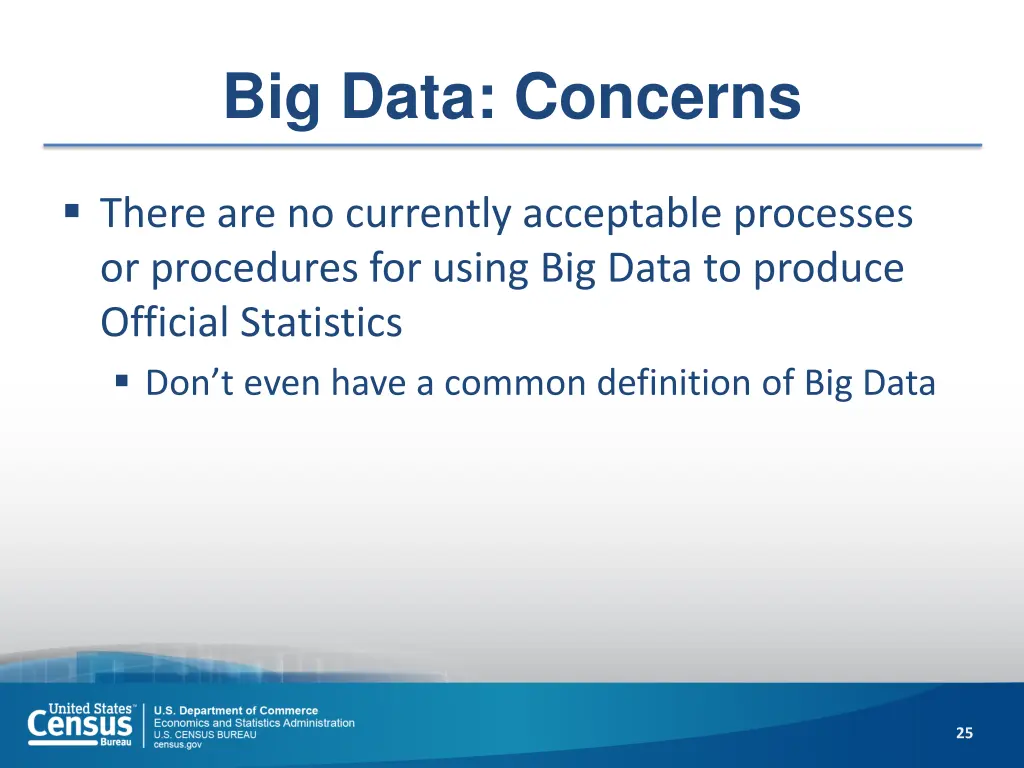 big data concerns