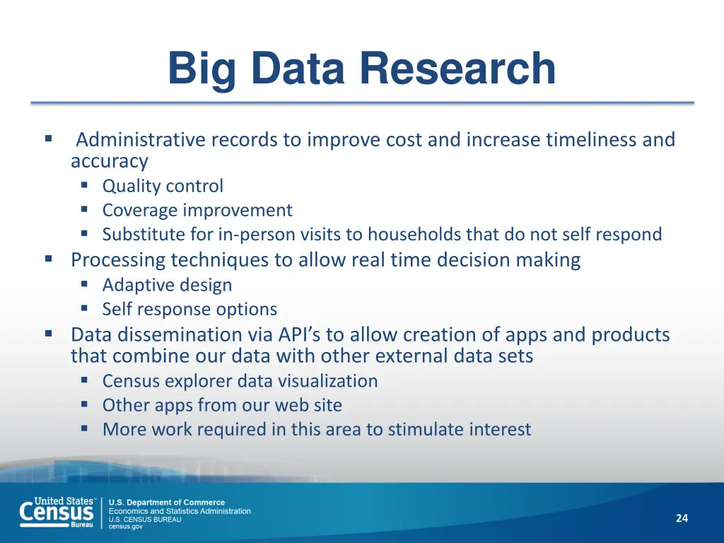 big data research