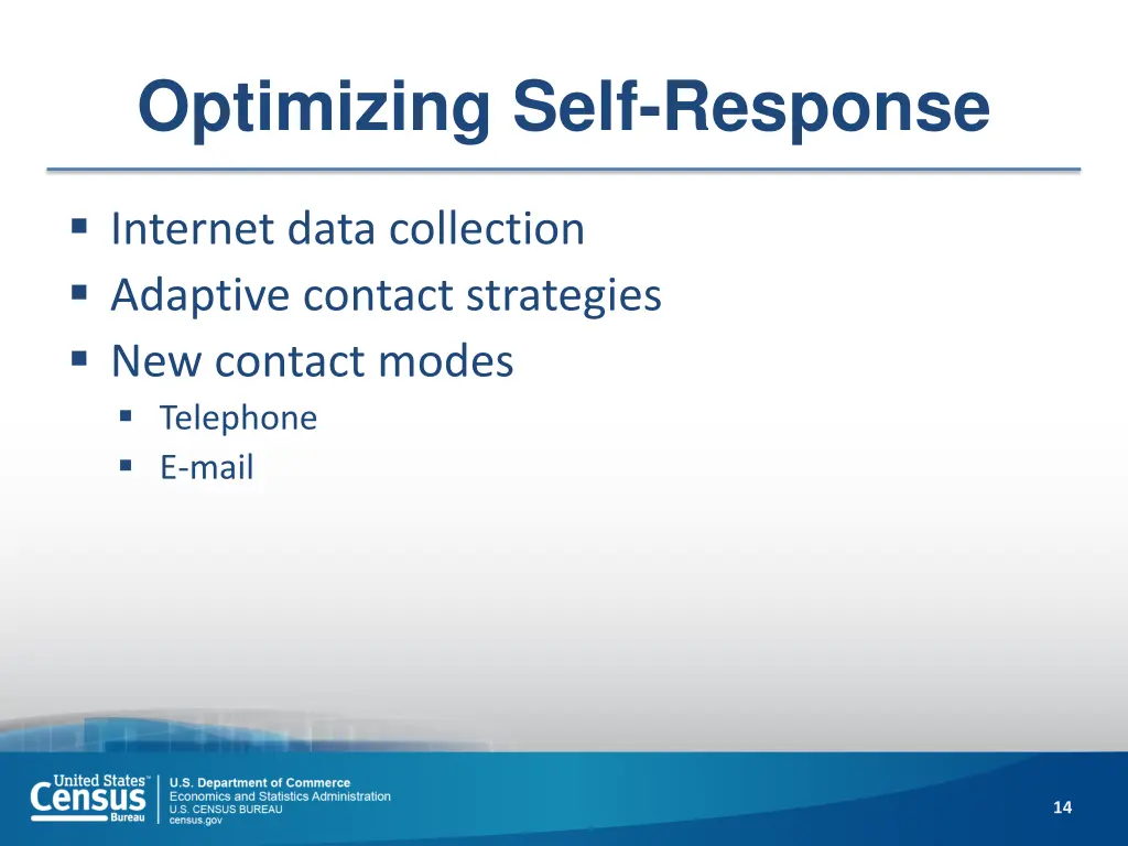 optimizing self response